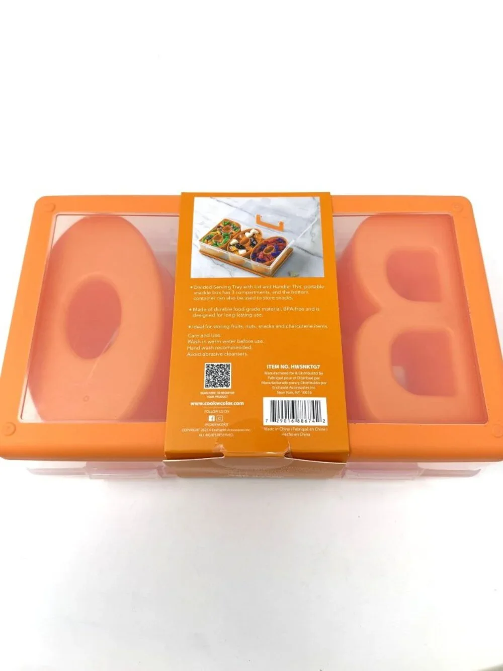 Cook With Color BOO Halloween Snackle Box Food Storage Container On The Go